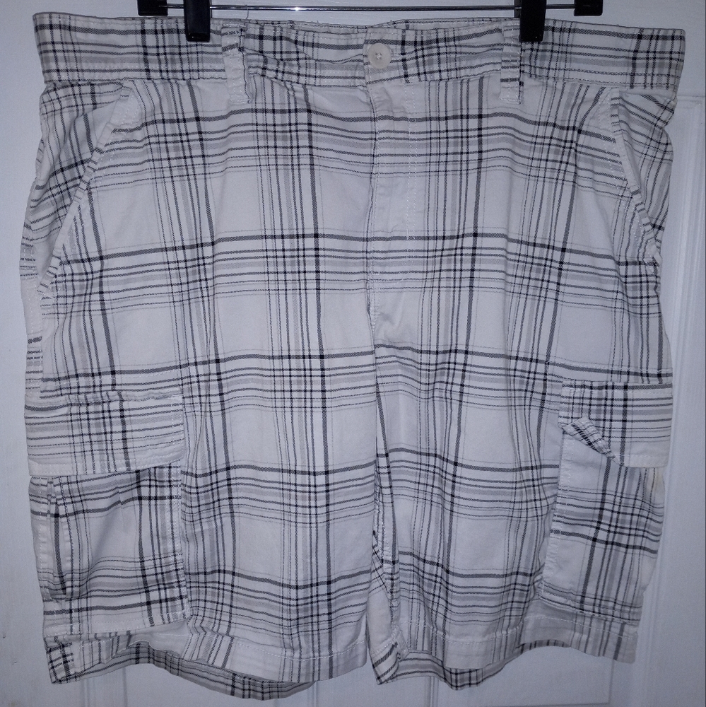 Men's George Plaid Cargo Shorts